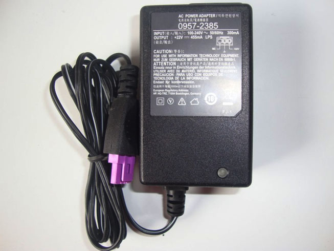 HP 0957-2385 - Zasilacz kompatybilny ze HP 1518 1510 1010 Printer 22v 455ma Charger