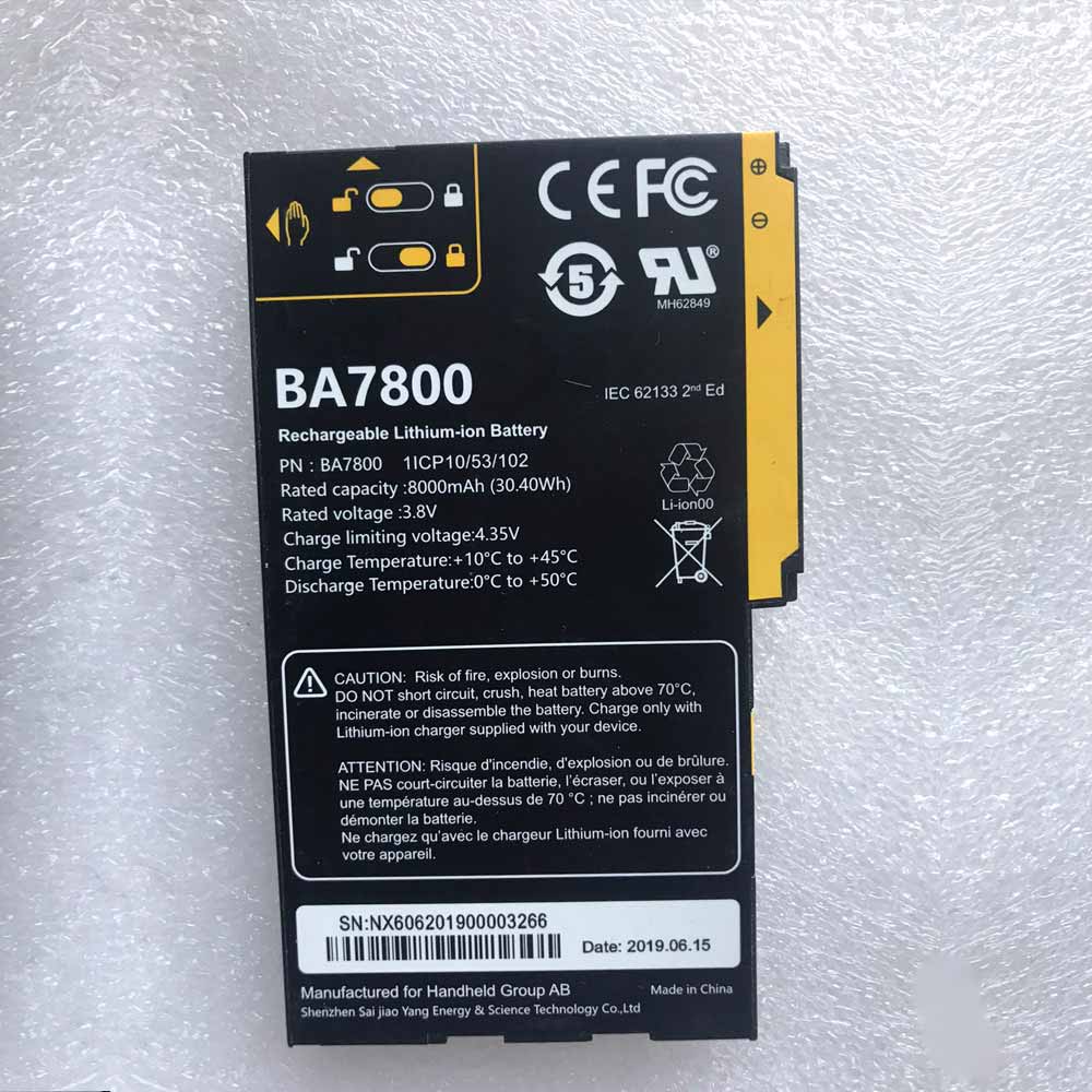 BA7800 Baterie do laptopów 30.4Wh 8000mAh 3.8V/4.3V